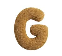 Letter Pillow Initial Pillow Soft Hugging Pillow Decorative 3D English Alphabet Pillow Cushion for Sofa Bedroom Car Decor, Wedding Christening Gift