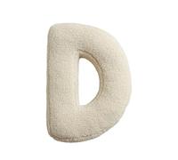 Letter Pillow Initial Pillow Soft Hugging Pillow Decorative 3D English Alphabet Pillow Cushion for Sofa Bedroom Car Decor, Wedding Christening Gift
