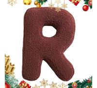 Letter Pillow - Letter Soft Throw Cushion,Decorative English Letters Pillow, A to Z Initial Letter Pillow for Living Room, Sofa, Couch