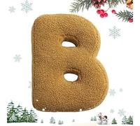 Letter Pillow, Plush 3D English Alphabet Cushion, Cute A To Z Initial Letter Pillow, Soft Hugging Pillows Decorative, For Sofa Bedroom Car Decor