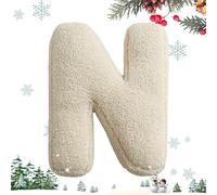 Letter Pillow, Plush 3D English Alphabet Cushion, Cute A To Z Initial Letter Pillow, Soft Hugging Pillows Decorative, For Sofa Bedroom Car Decor