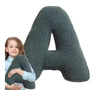 Letter Pillow | Plush English Alphabet Cushion - English Throw Decorative Plush, A to Z Initial Letter Hugging Pillow for Kids, Adults, Friends