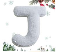 Letter Pillow | Soft Initial Throw Cushion Plush Pillow,Decorative English Letters Pillow, A to Z Initial Letter Pillow for Living Room, Sofa, Couch