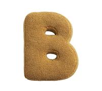 Letter Pillow Soft Initial Throw Pillow 3D English Alphabet Pillow Cushion for Sofa Bedroom Car Decor, Wedding Christening Decorative Gift