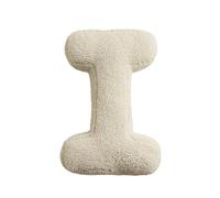 Letter Pillow Soft Initial Throw Pillow 3D English Alphabet Pillow Cushion for Sofa Bedroom Car Decor, Wedding Christening Decorative Gift