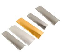 Letter Plate Tidy Inner Flap - Chrome Brass Aluminium or Stainless Steel 11-16" - with Foam (Satin Stainless Steel, 14 x 4")