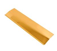 Letter Plate Tidy Inner Flap - Chrome Brass Aluminium or Stainless Steel 11-16" - Without Foam (Brass, 16 x 5")