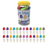 Letter Recognition For Preschoolers - Ice Cream Matching Toy | Color Word Learning Game | Word Recognition Toy, Early Education Activity Set, Alphabet Sorting For