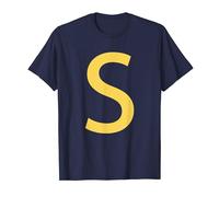 Letter S Chipmunk Color Matching Costume T-Shirt