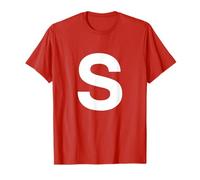 Letter S Funny Group Halloween Team Instant Candy Costume T-Shirt