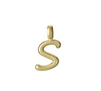 Letter S Viceroy Golden Steel 15200M01012S Young Woman Without Chain