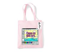 Letter Shoppe (Come As You Are) Pastel Pink Tote Bag