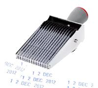 Letter Stamp Roller | Date Stamper Wheel 14 Digits | Rubber Number and Letter Imprinting Stamp for DIY Scrapbooking Business Stamp