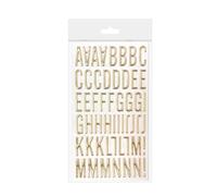 Letter Sticker, 3 Sheets Colored Alphabets Stickers Selves Adhesive Letter Small Alphabets Stickers for Hand Craft