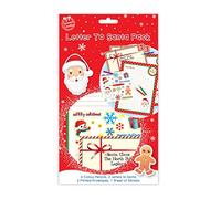 Letter to Santa pack containing 4 coloured pencils, 2 letters to Santa, 2 printed envelopes, 1 sheet of stickers.