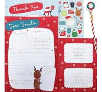 Letter to Santa Pack Kit: Santa Letter, Stickers, Thank You Letter, Pencil& Envelope