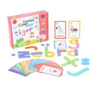 Letter Toys, Spelling Games,Letter Building Activity Set with Sight Words Flash Cards - Color Sorting Sensory Classroom Accessories