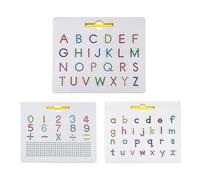 Letter Tracing Board - Magnet Bead Tablet, Steel Ball Drawing Pad | 2 In 1 Learning Education Toys Kids Classroom, Magnetic Alphabet Writing Practice Educational Tool for Stem Toy Letters