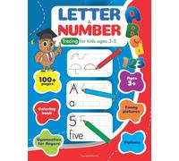 Letter Tracing for Kids Ages 3-5: Handwriting ABC Practice Workbook for Preschool and Kindergarden, Learn To Write Alphabet and Number, Tracing and Coloring Book with Pencil Control
