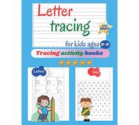Letter tracing for kids ages 3-5: Tracing activity book for preschoolers : learn to trace letters and lines