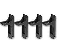 Letter Tray RISERS - Black, Files and Filing, Qty.4 | KF05565