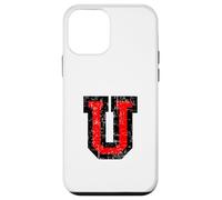 Letter-U (Vintage Black-Red) U Case for iPhone 12 mini