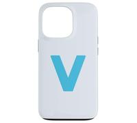 Letter V Capital Alphabet Monogram Initial Case for iPhone 13 Pro