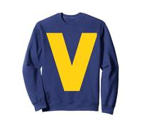 Letter V Chipmunk Group Matching Halloween Costume Cosplay Sweatshirt
