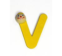 Letter V with Gumption 70 x 50 x 20 Wood Letter Door Letter