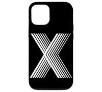Letter X Retro Capital Alphabet Case for iPhone 12/12 Pro