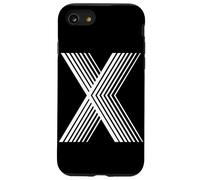 Letter X Retro Capital Alphabet Case for iPhone SE (2020) / 7/8