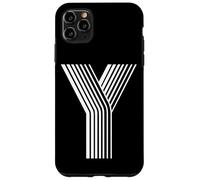 Letter Y Retro Capital Alphabet Case for iPhone 11 Pro Max