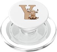 Letter Y Yak Alphabet Animal PopSockets PopGrip for MagSafe