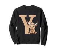 Letter Y Yak Alphabet Animal Sweatshirt