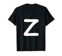 Letter Z Capital Alphabet Monogram Initial Comic Sans T-Shirt