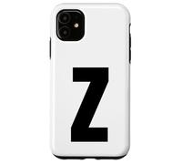 Letter Z Capital Bold Alphabet Matching Monogram Case for iPhone 11