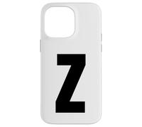 Letter Z Capital Bold Alphabet Matching Monogram Case for iPhone 14 Pro Max