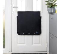 Letterbox Catcher for Front Door - Dog-Proof Mail Guard, Stops Mail Mess - Easy to Install, Large Capacity - Includes Letter Opener - Black or White
