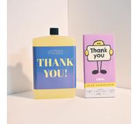 Letterbox Cocktails Thank You Box - Blue - Pornstar Martini