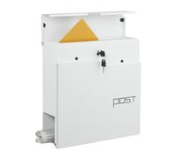 Letterbox Mailbox Postbox Post letterbox with newspaper holder and modern design