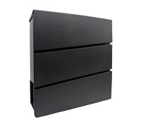 Letterbox, postbox, mailbox, letterbox, mailbox with newspaper holder