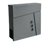 Relaxdays Mail box with newspaper holder