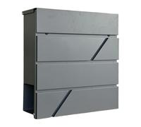 Letterbox, postbox, mailbox, postbox with newspaper holder