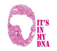 Lettering Decals it in My DNA History Month 67.2x68.5cm Can Modify and add Information Rosered