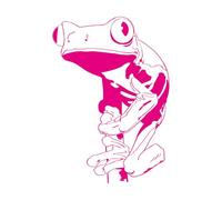 Lettering Decals Tree Frog 68x96.7cm It Won't Fall Off Rosered