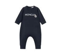 Lettering Logo Romper - unisex - Moncler - Bodies & Sets - Blue - 1 M - Kids 1 M