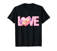 Lettering Love Funny Unisex Design for Men Women Tee T-Shirt