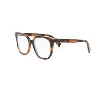 Lettering Optical Frame - unisex - Fendi - Glasses - Brown - 54 MM - Accessories 54 MM
