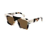 Lettering Rectangle Sunglasses - unisex - Gucci - Sunglasses - Multicolor - 55 MM - Accessories 55 MM