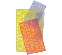 Lettering Stencil Set 5mm 10mm 20mm 30mm